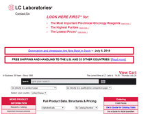 Tablet Screenshot of lclabs.com